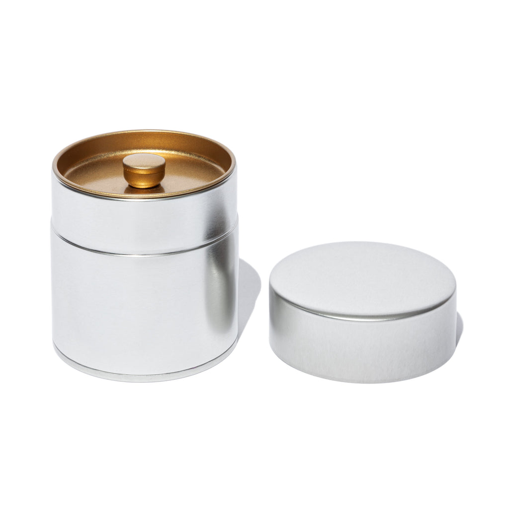 KOTODO  Silver Metal Tea Canister 100g