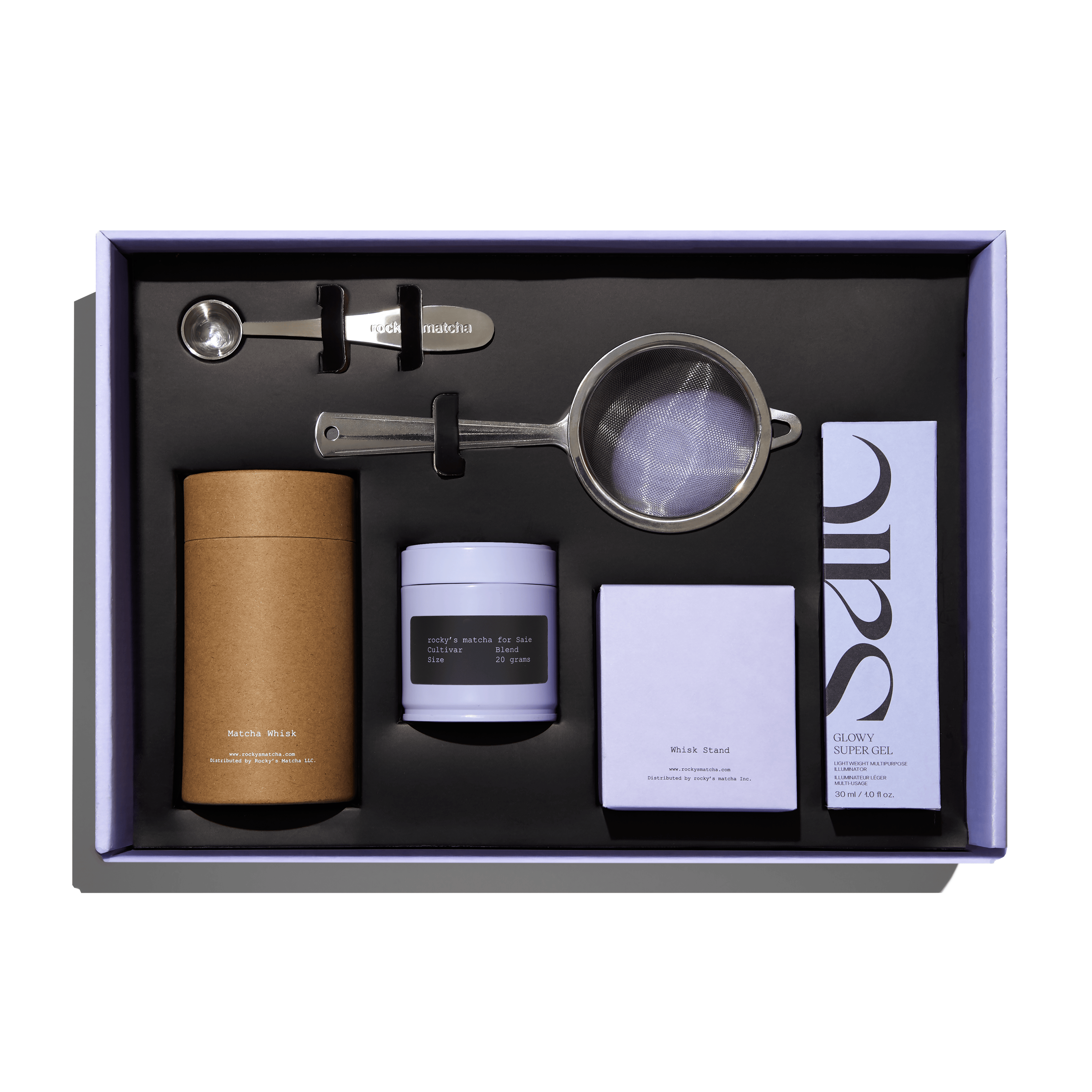 rocky’s matcha for Saie Essential Kit