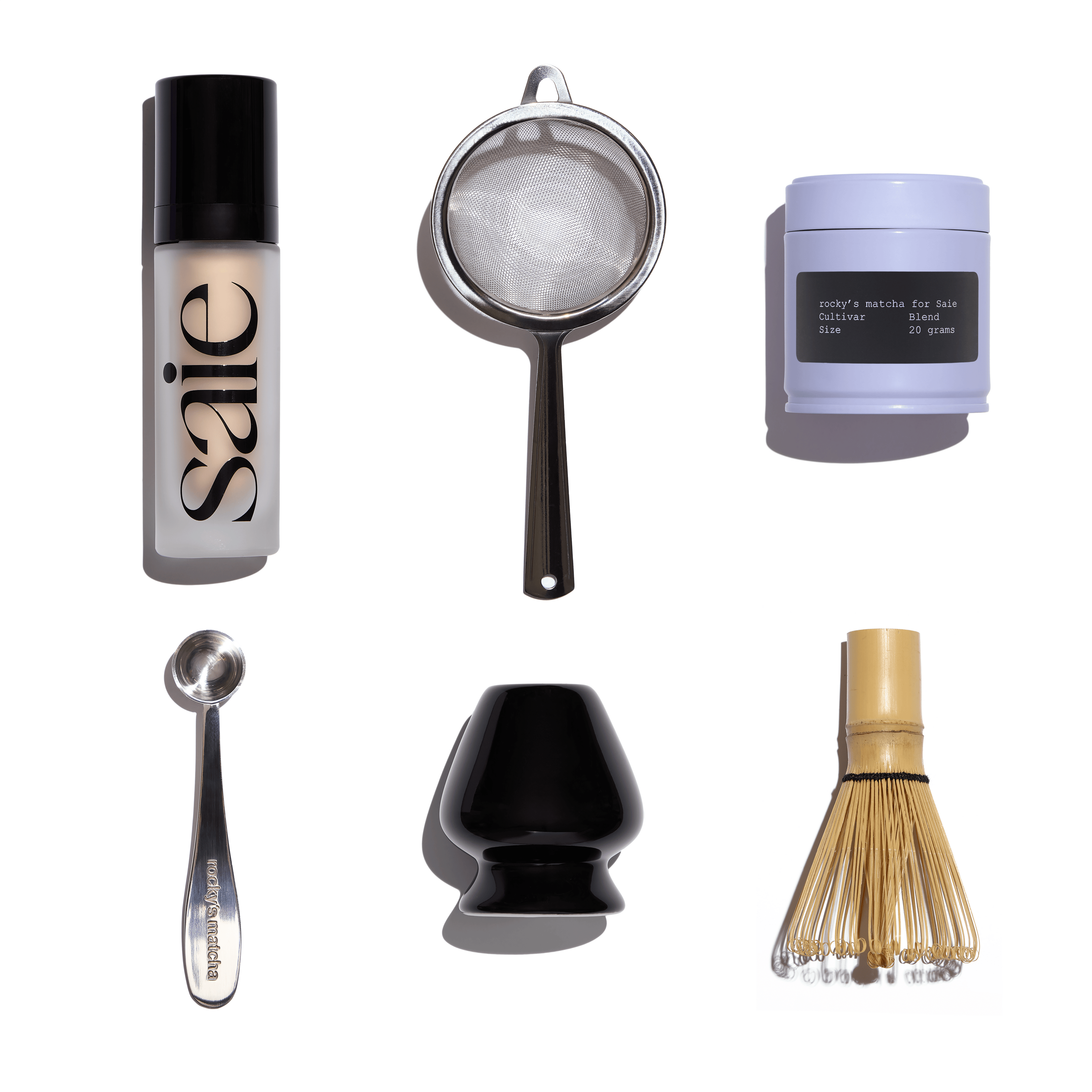 rocky’s matcha for Saie Essential Kit