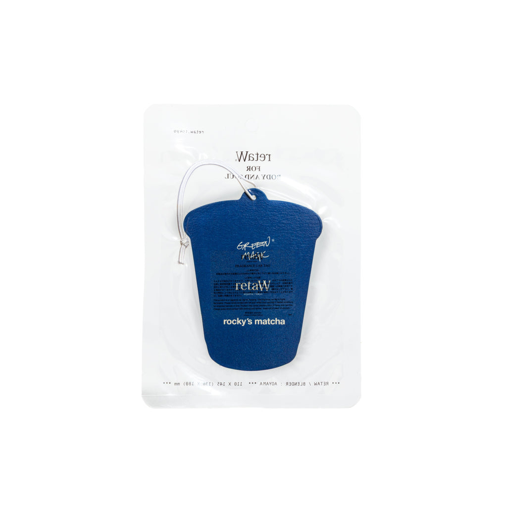 rocky's matcha & retaW "Green Magic" Car Tag