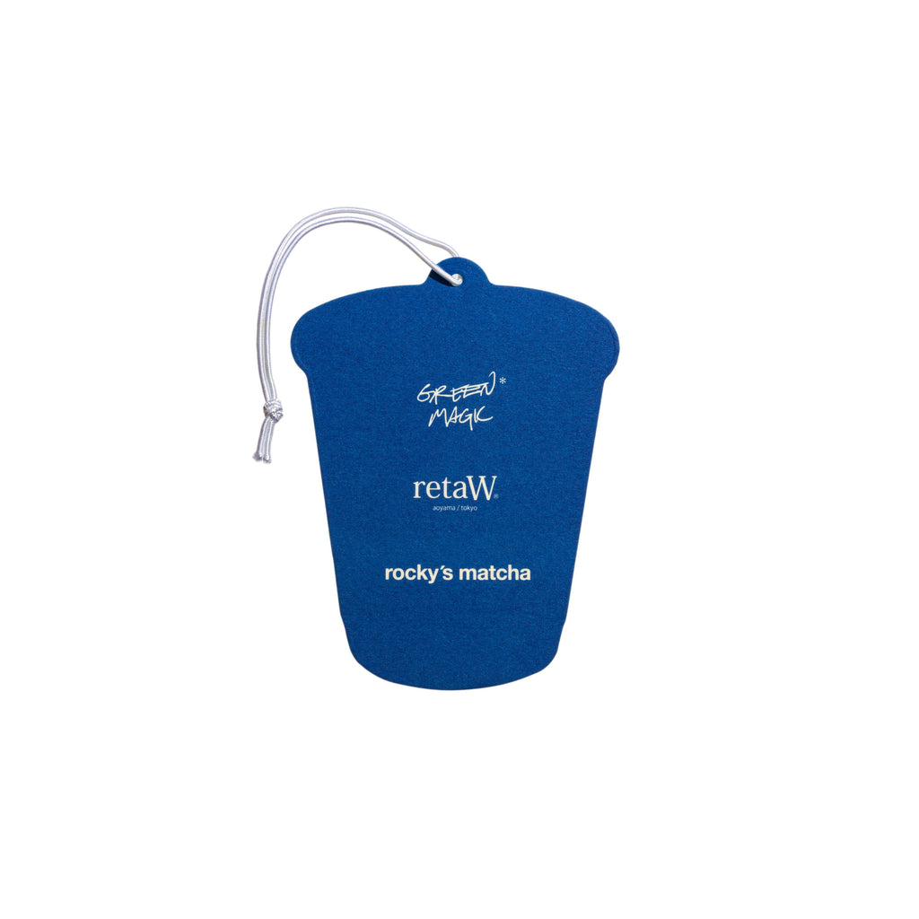 rocky's matcha & retaW "Green Magic" Car Tag