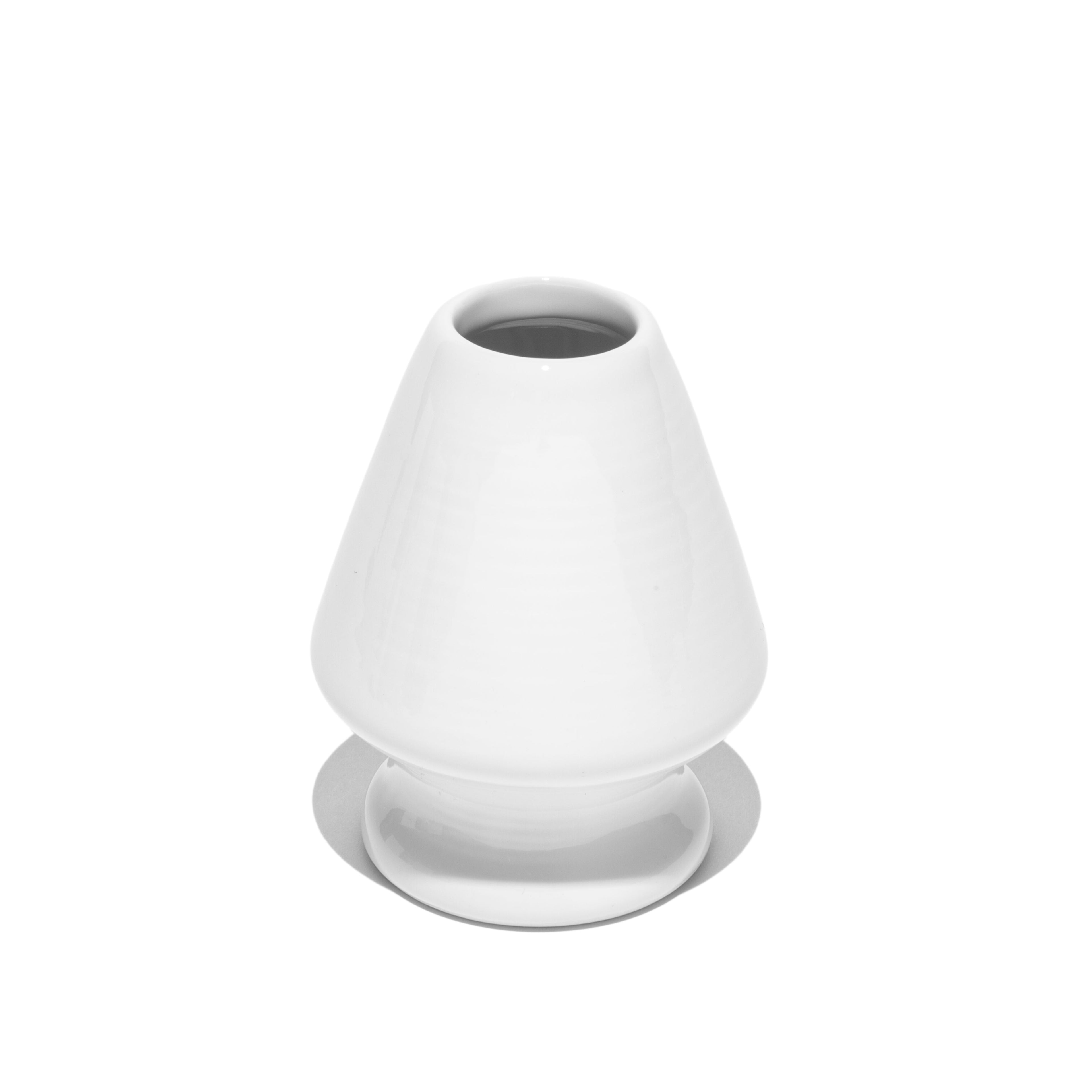 Suikaen White Ceramic Chasen Whisk Stand